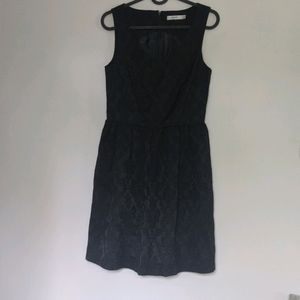 Black a-line dress